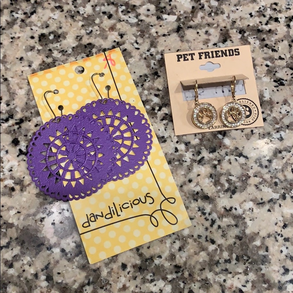 Two Pairs of Earrings